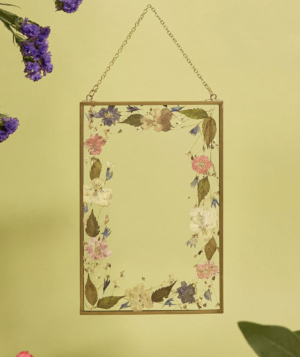All Glass pressed flower picture frame