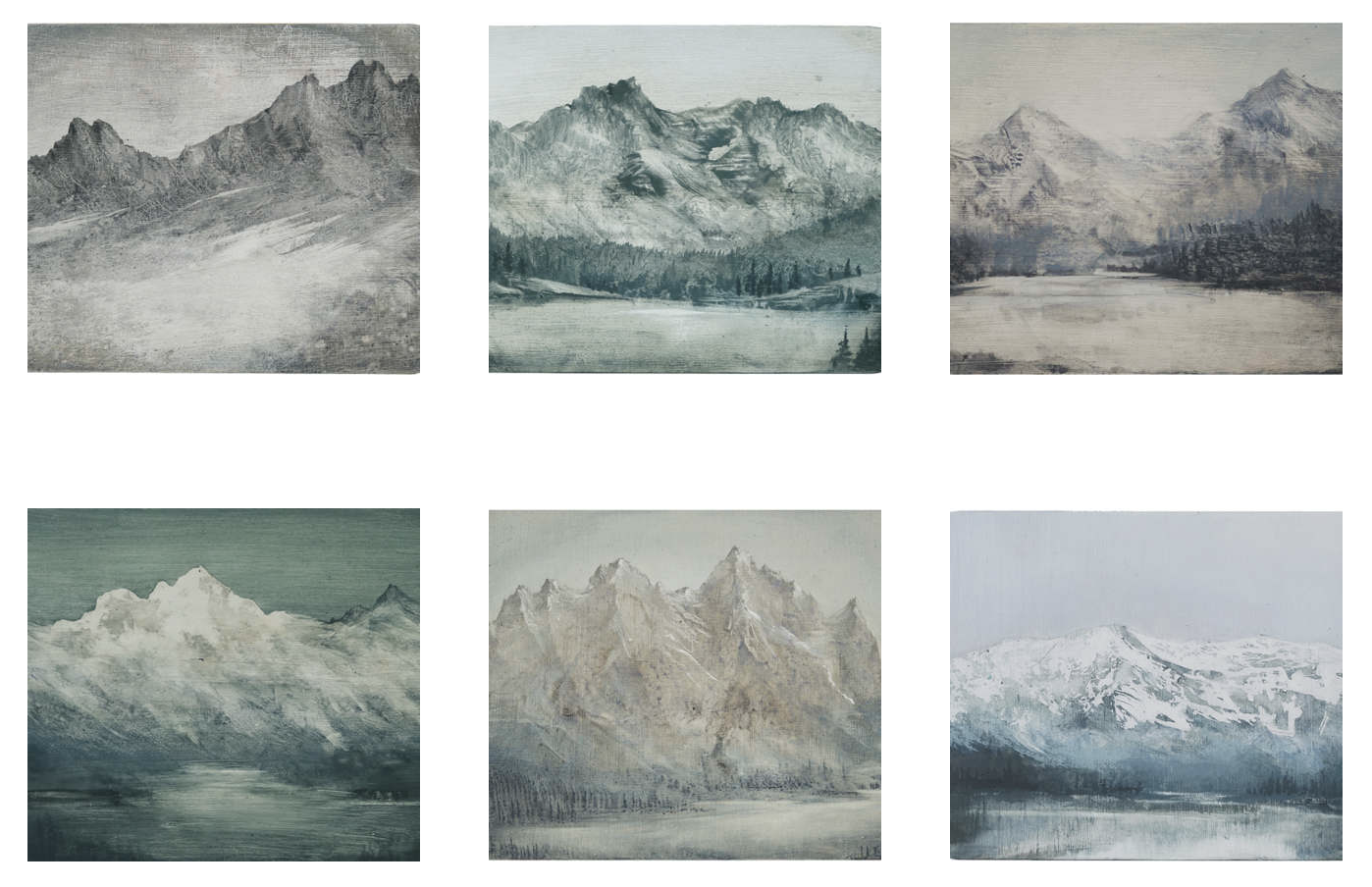 mountainscapes for residential interior design from Serena Curmi